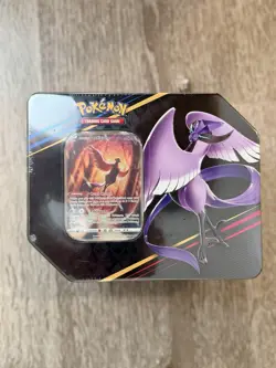 Pokemon TCG Crown Zenith Galarian Articuno Tin New Sealed with Promo - Image 1
