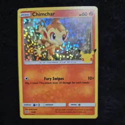 Pokemon 25th anniversary McDonalds Holo Chimchar 12/25 NM - Image 1
