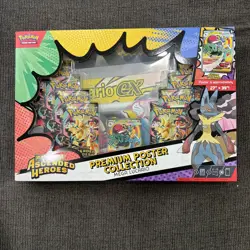 Pokemon TCG Ascended Heroes Premium Poster Collection Mega Lucario - Going fast! - Image 1
