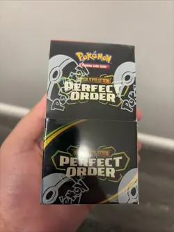 Pokemon TCG Mega Evolution Perfect Order Booster Box Sealed 18 Pack - Image 1