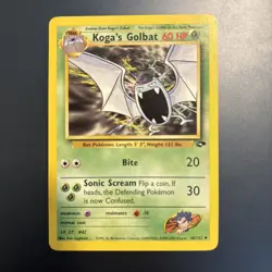 Koga's Golbat 46/132 Unlimited Pokemon Gym Challenge Vintage - Image 1