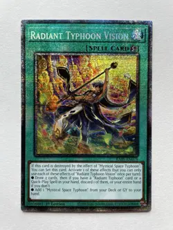 Yu-Gi-Oh! Radiant Typhoon Vision STARLIGHT RARE RA05-EN075 - Image 1