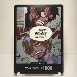 They Believe in Me!! DON!! Card -Fist of Divine Speed Holo One Piece NM OP11 - Image 1