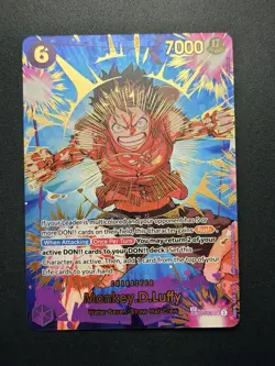 One Piece TCG Monkey D. Luffy SP SEC EB02-061 Premium Booster Vol 2 English - Image 1