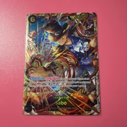 One Piece CCG Sabo Alternate Art Foil OP13-120 SEC - Image 1