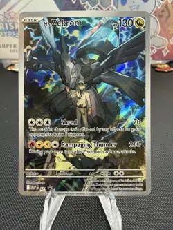 N’s Zekrom 031 MEP EN Mega Evolution Promo Full Art NM Pokemon Card - Image 1