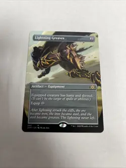 Lightning Greaves Borderless Nonfoil Double Masters Card #360 MTG LP - Image 1