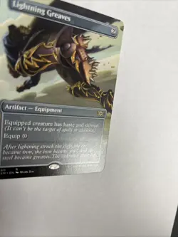 Lightning Greaves Borderless Nonfoil Double Masters Card #360 MTG LP - Image 2