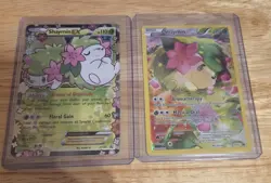 Pokemon TCG Shaymin EX Basic Holo Lot 2 Cards XY148 XY115 English 2016 - Image 1