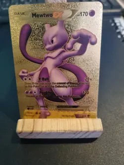 Mewtwo Ex 98/99 Pokemon Gold Card Brand New - Image 1