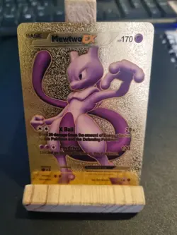 Mewtwo Ex 98/99 Pokemon Gold Card Brand New - Image 3
