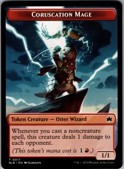 Coruscation Mage Token - Bloomburrow - NM-Mint - MTG - Image 1