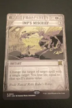 Imp's Mischief Outlaws of Thunder Junction: Breaking News MTG - Image 1