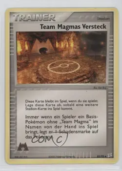 Team Magma Hideout German Pokemon EX vs Aqua #83 2004 - Image 1
