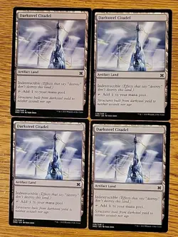 Darksteel Citadel x4 4x MM2 PLAYSET Colorless Artifact Land MTG NM-LP MAGIC - Image 1