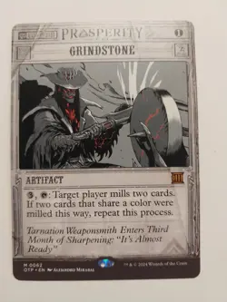 GRINDSTONE 62 OUTLAWS OF THUNDER JUNCTION: BREAKING NEWS MAGIC: THE GATHERING NM - Image 2