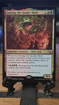 MTG Anzrag, the Quake-Mole Murders at Karlov Manor #186 Magic: The Gathering - Image 1