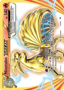 Ninetales BREAK 16/108 Holo Rare BREAK XY Evolutions Pokemon Cards - Image 1