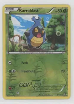 Karrablast Reverse Foil Pokemon XY Phantom Forces #8 - Image 1