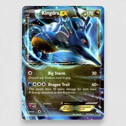 Kingdra EX 73/124 XY Fates Collide Holo Ultra Rare Pokemon TCG NM - Image 1