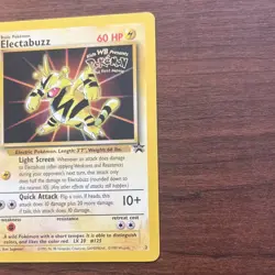 🔥Pokemon Electabuzz #2 Pokemon the First Movie 1999 Black Star Promo🔥 - Image 3