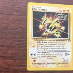 🔥Pokemon Electabuzz #2 Pokemon the First Movie 1999 Black Star Promo🔥 - Image 4