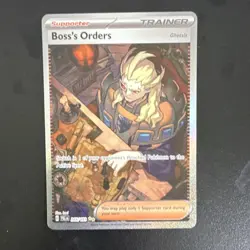 Pokemon Boss's Orders 265/193 Sv02: Paldea Evolved Trainer Ghetsis Full Art Holo - Image 1