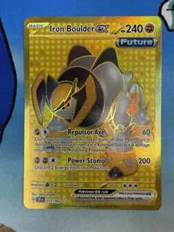 Iron Boulder ex 217/162 Temporal Forces Ultra Rare 2024 Pokemon Card - Image 1