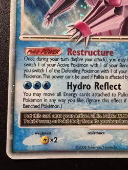 Palkia LV.X Promo DP18 Pokemon Card Holo Foil Rare MP - Image 5