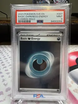 Basic Darkness Energy Comos Holo Pokemon 151 - Image 1