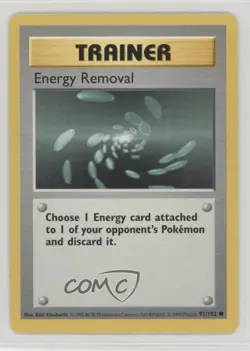 Energy Removal Shadowless Pokemon Base Set #92 1999 - Image 1