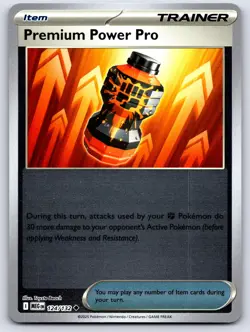 PREMIUM POWER PRO 124/132 REVERSE HOLO MEGA EVOLUTION POKEMON NEAR MINT - Image 1