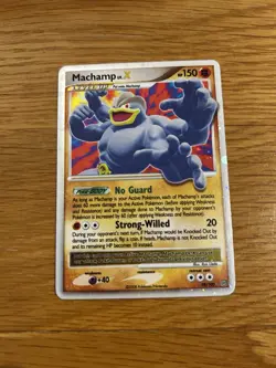 Pokemon TCG Machamp LV.X 98/100 Holo Stormfront Very Good Condition - Image 1