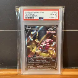 PSA 10 Hoopa V 2023 SWSH Crown Zenith FA Galarian Gallery GG53/GG70 Pokemon - Image 1