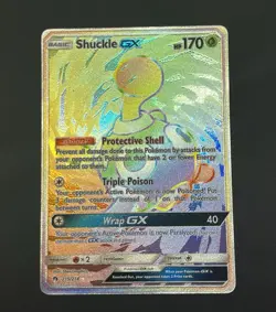 Pokemon Shuckle GX Secret Rare Full Art Holo 215/214 Sm-Lost Thunder GX - Image 1