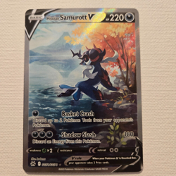 Pokemon TCG Hisuian Samurott V GG51/GG70 Crown Zenith: Galarian Gallery Holo 033 - Image 1