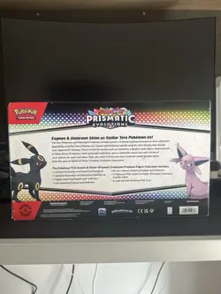 Pokemon TCG Prismatic Evolutions Premium Figure Collection Box *Damaged*. - Image 2