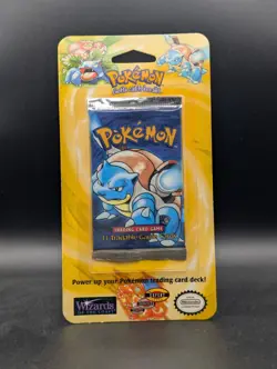 Shadowless Pokemon Base Set Blister Pack Blastoise 1999 - Image 1