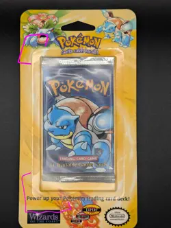 Shadowless Pokemon Base Set Blister Pack Blastoise 1999 - Image 3
