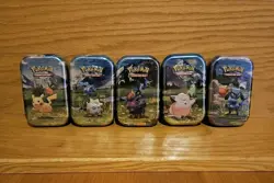Ascended Heroes Pokemon TCG Mini Tins Complete Set New Factory Sealed Lot Of 5 - Image 1
