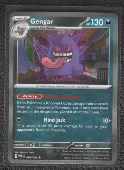 Gengar 050/088 Rare Holo Foil Perfect Order ME03 Pokemon Mega Evolution NM #2 - Image 1