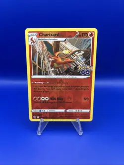 Charizard 10/78 Reverse Holo Rare - Pokemon Go Pokemon TCG - Image 1