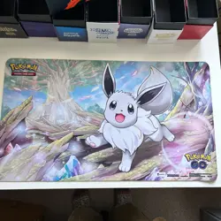 Pokemon TCG Play Mat, Pokemon Go Radiant Eevee - Image 1