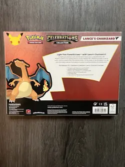 Pokemon Celebrations Collection Lance's Charizard V Box 25th Anniversary Sealed 820650101625 - Image 2