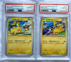 PSA 10 - Pikachu 120/SV-P & 197/SV-P [SEQ] Gym Campaign Japanese Promo - Pokemon - Image 1
