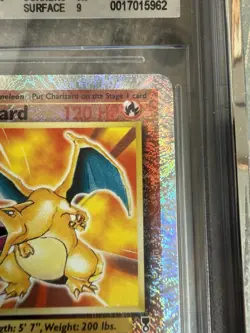 Pokemon Charizard 3/110 Legendary Collection Reverse Holo BGS 8.5 PSA 9 PotU - Image 3