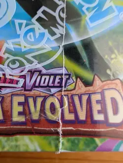Pokemon Paldea Evolved Half Booster Box - Rip In Seal - Image 4