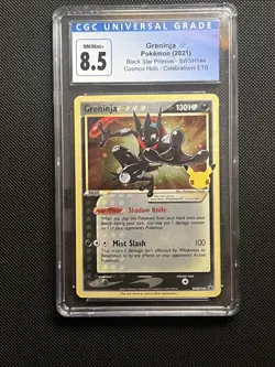 CGC 8.5 GRENINJA GOLD STAR SWSH144 CELEBRATIONS BLACK STAR PROMO ETB POKEMON - Image 1