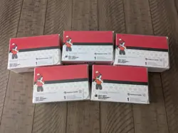 Pokemon TCG: Pokemon Center Ball Guy Double Deck Box Lot (5) - New - Image 1