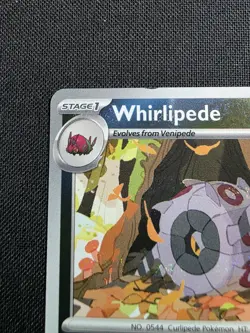 Whirlipede 055/086 Master Ball Reverse Holo S&V: Black Bolt Pokemon TCG - Image 3